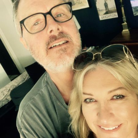 Tania Goddard and her camera-shy husband, Paul Saylor, posted a rare picture together.
